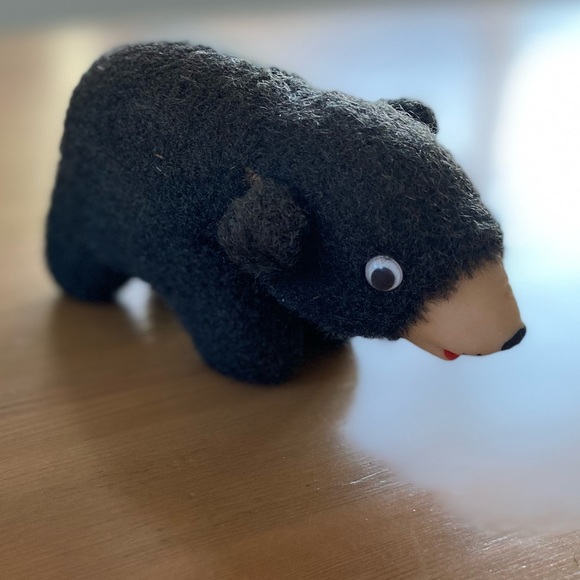 Vintage rubber-faced bear toy - Picture 1 of 7